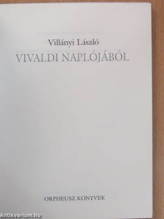 Vivaldi naplójából