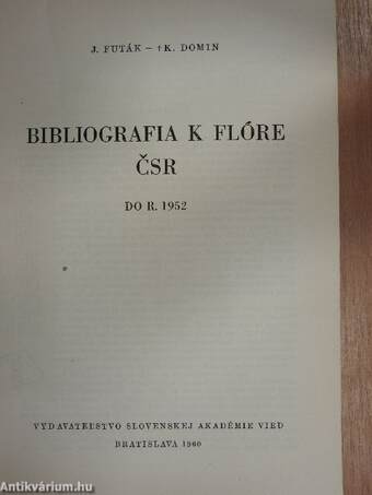 Bibliografia k Flóre CSR