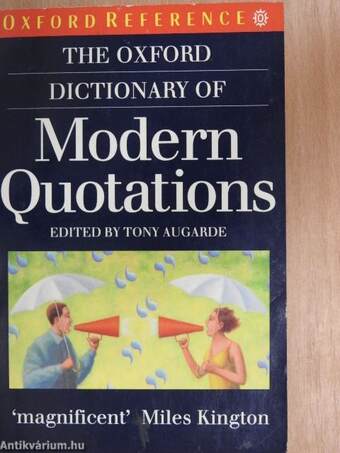 The Oxford Dictionary of Modern Quotations