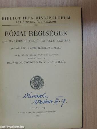 Római régiségek