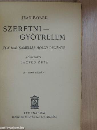 Szeretni - gyötrelem