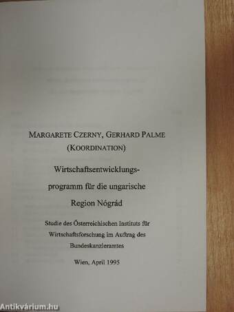 Wirtschaftsentwicklungsprogramm für die ungarische Region Nógrád