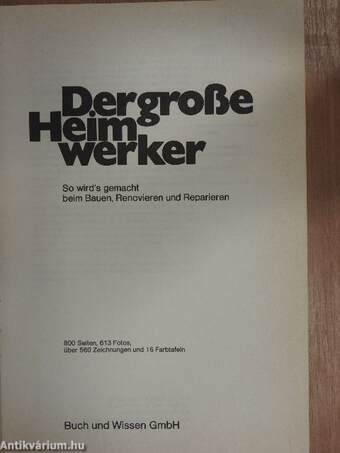 Der große Heimwerker