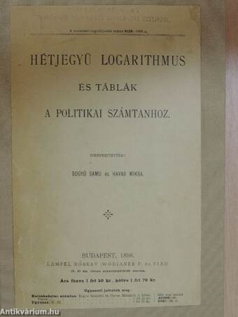 1-től 100.000-ig terjedő számok hétjegyü logarithmusai