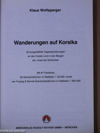 Wanderungen auf Korsika