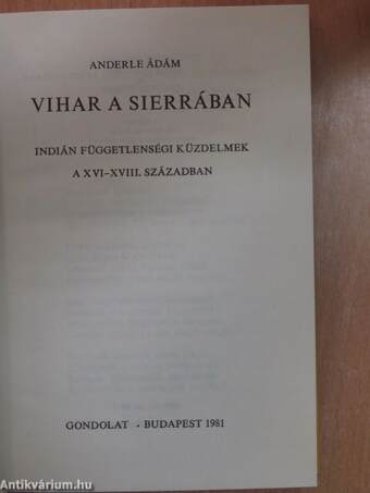 Vihar a Sierrában