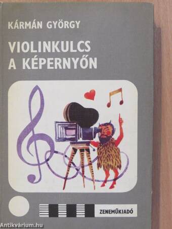 Violinkulcs a képernyőn (dedikált példány)