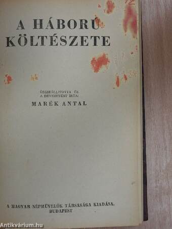 A peleskei nótárius/A háború költészete/Czuczor Gergely válogatott munkái/Balassa Bálint válogatott költeményei