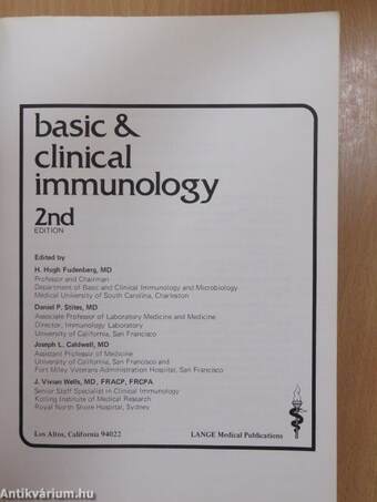 Basic & Clinical Immunology