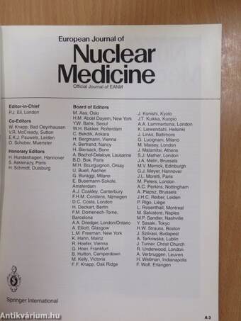 European Journal of Nuclear Medicine April 1993