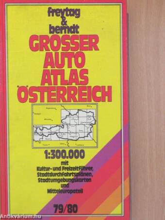 Freytag & Berndt Grosser Autoatlas Österreich 79/80