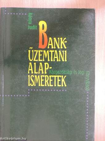 Banküzemtani alapismeretek