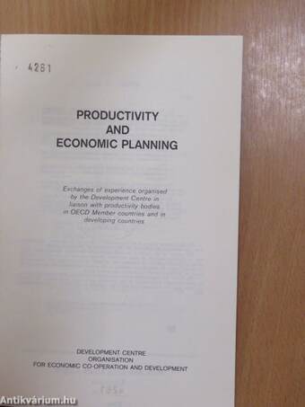 Productivity and economic planning