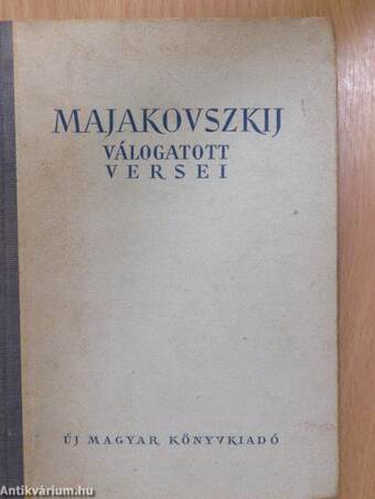 Majakovszkij válogatott versei