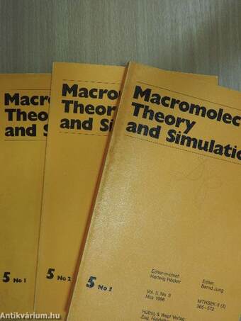 Macromolecular Theory and Simulations 1996/1-3. (fél évfolyam)