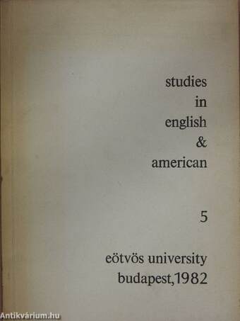 Studies in English and American 5