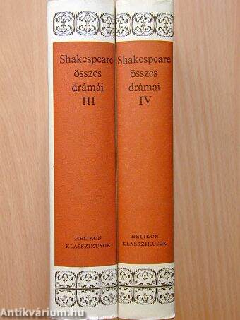 William Shakespeare összes drámái III-IV.