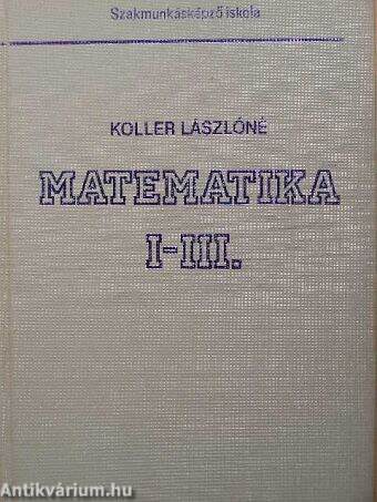 Matematika I-III.