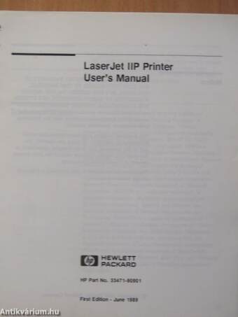 LaserJet IIP Printer 