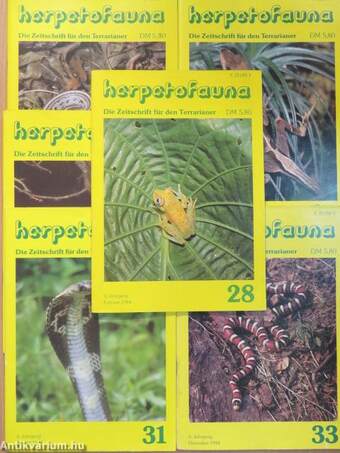 Herpetofauna Februar-Dezember 1984.