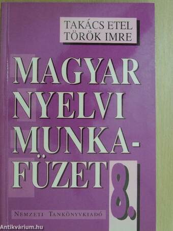 Magyar nyelvi munkafüzet 8.