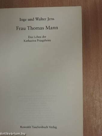 Frau Thomas Mann