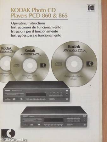 Kodak Photo CD Players PCD 860 & 865