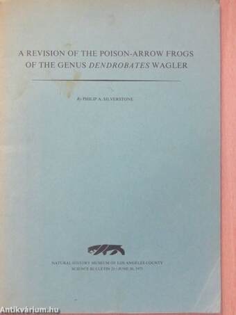 A revision of the poison-arrow frogs of the genus dendrobates wagler