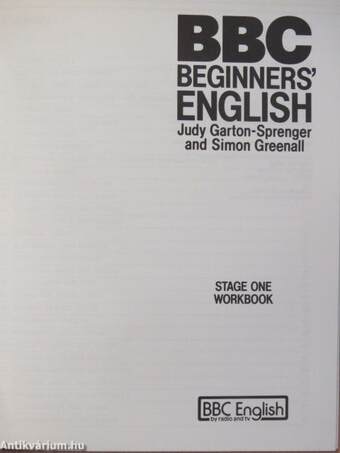 BBC Beginners' English 1. - Workbook