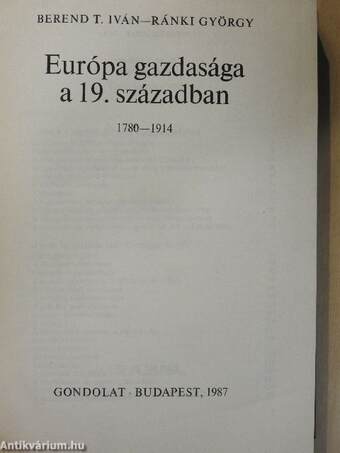 Európa gazdasága a 19. században