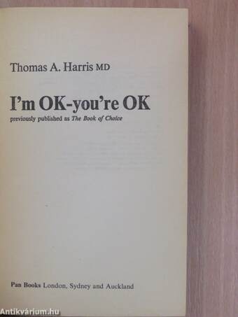 I'm OK - you're OK