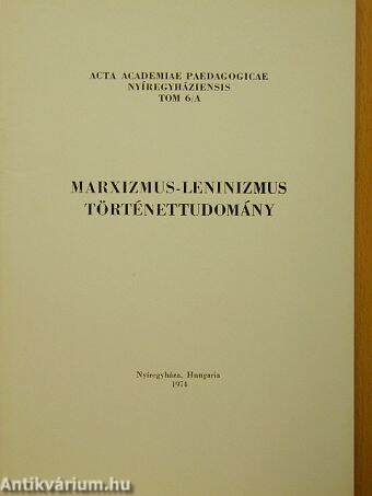 Marxizmus-Leninizmus történettudomány