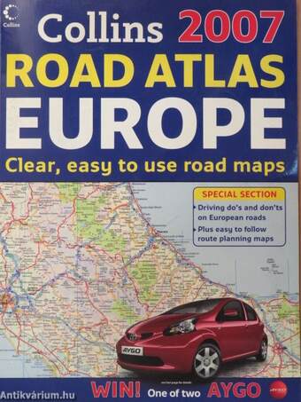 Collins Road Atlas Europe