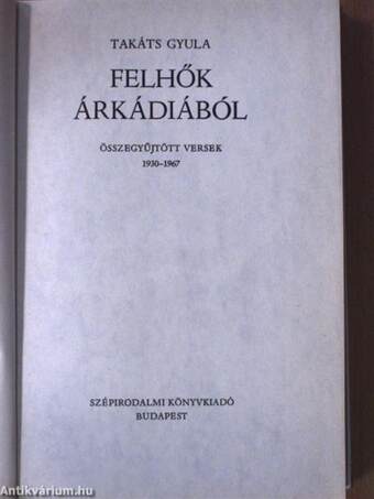 Felhők Árkádiából