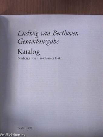 Ludwig van Beethoven Gesamtausgabe