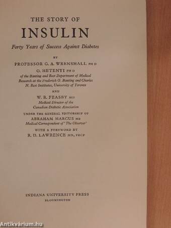 The Story of Insulin