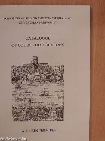 Catalogue of Course Descriptions Autumn Term 1997