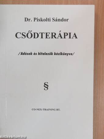 Csődterápia