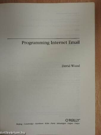 Programming Internet Email