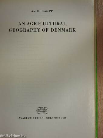 An Agricultural Geography of Denmark