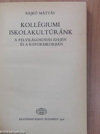 Kollégiumi iskolakultúránk