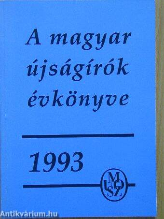 A Magyar Újságírók Évkönyve 1993