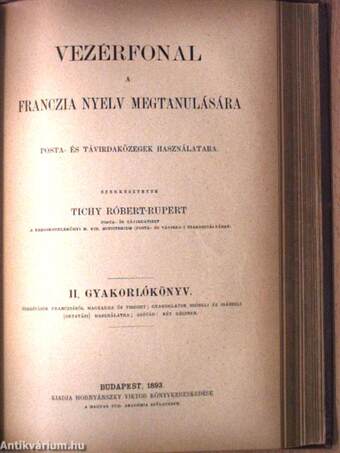 Vezérfonal a franczia nyelv megtanulására I-III.