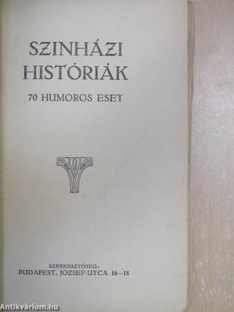 Szinházi históriák