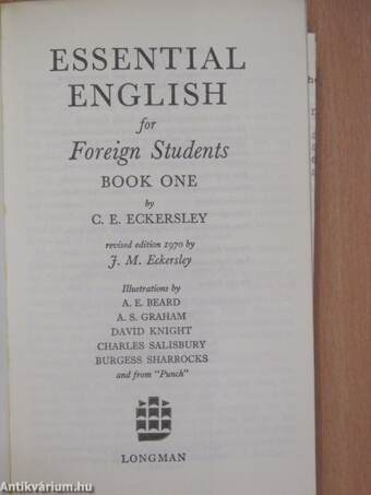 Essential English for Foreign Students Book 1.