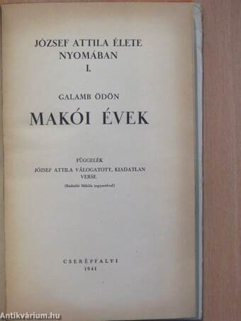 Makói évek