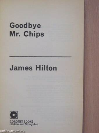 Goodbye, Mr. Chips