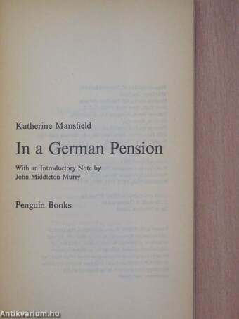 In a German Pension