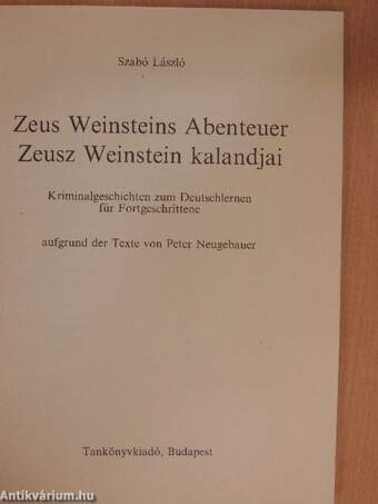 Zeus Weinsteins Abenteuer