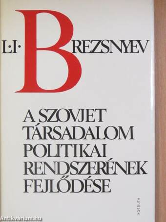 A szovjet társadalom politikai rendszerének fejlődése